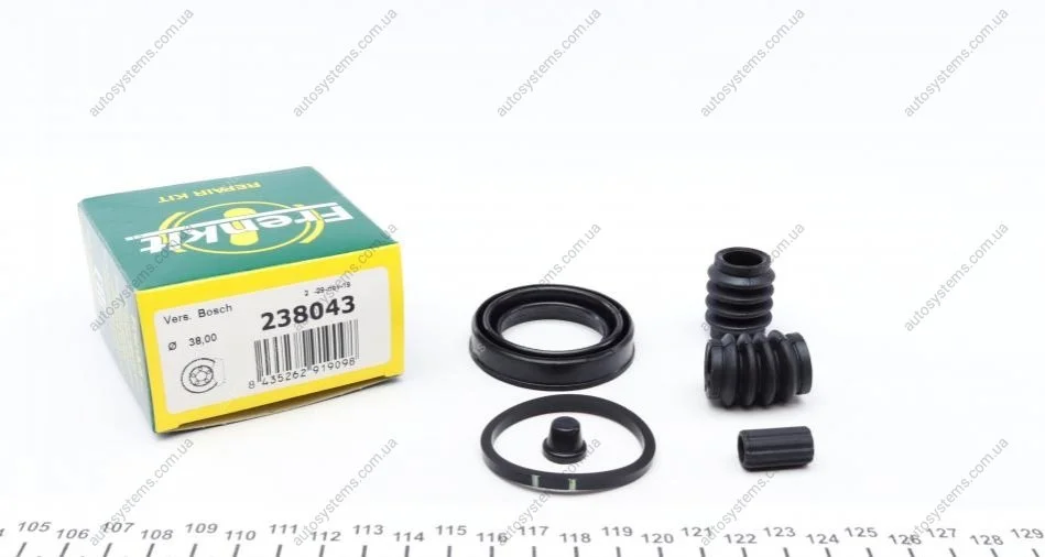 Ремкомплект супорта (заднього) Toyota Avensis/Corolla 03-09d=38mm) (Bosch) FRENKIT 238043 (фото 1)