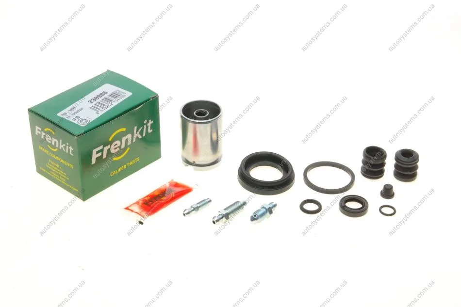 Ремкомплект супорта (заднього) VW Caddy III (d=38mm) Lucas (+поршень з механізмом) FRENKIT 238986 (фото 1)
