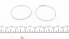 Ремкомплект супорта (заднього) MB E-class (W210) 95-03 (d=42mm) (+2 поршня) (Ate) FRENKIT 242935 (фото 8)