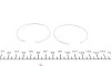 Ремкомплект супорта (переднього) Subaru Forester/Impreza/Legacy III 96-05 (d=43mm) (Akebono) FRENKIT 243038 (фото 5)