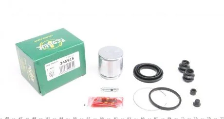 Ремкомплект супорта (заднього) Mitsubishi Pajero 00- (d=45mm) (+поршень) (Akebono) FRENKIT 245916