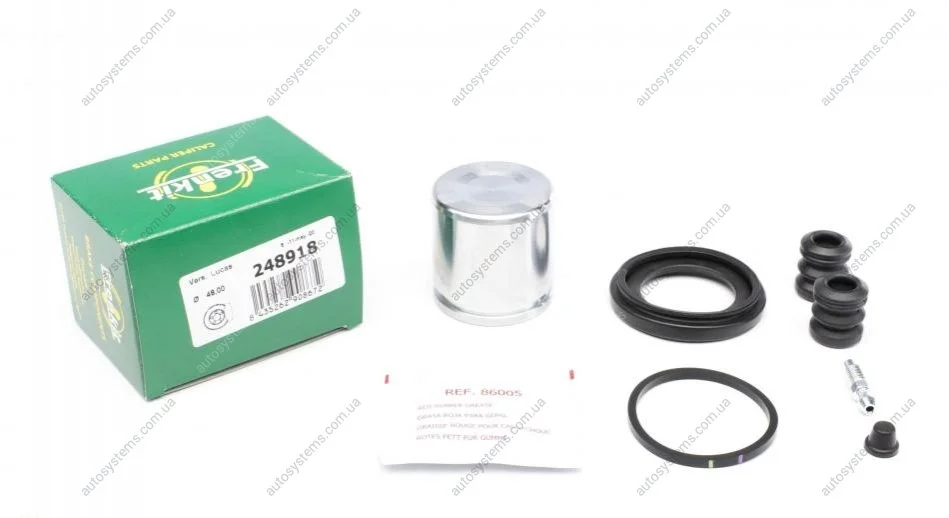 Ремкомплект супорта (переднього) BMW 3 (E30) 82-94 (d=48mm) (Lucas)(+поршень) FRENKIT 248918 (фото 1)