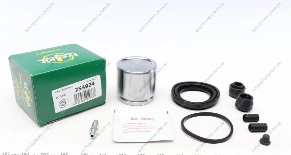 Ремкомплект супорта (переднього) Mazda 323 94-04 (d=54mm) (+поршень) (Sumitomo) FRENKIT 254924 (фото 1)