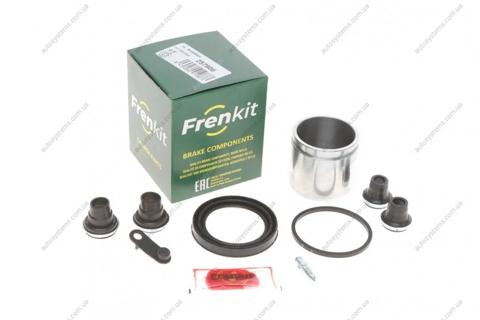 Ремкомплект супорта (переднього) Peugeot 605 89-99 (d=57mm)(Bendix)(+ поршень) FRENKIT 257906 (фото 1)