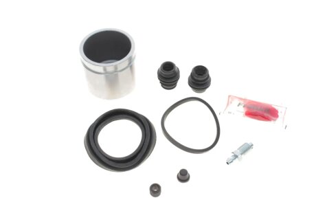 Ремкомплект супорта (переднього) Nissan Juke 10- (d=57mm) (+поршень) (Nissin) FRENKIT 257966