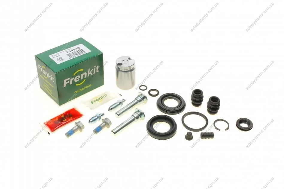 Ремкомплект супорта (заднього) Mazda 6 02-08 (d=34mm) (+поршень/направляюча) (Mando) FRENKIT 734045 (фото 1)