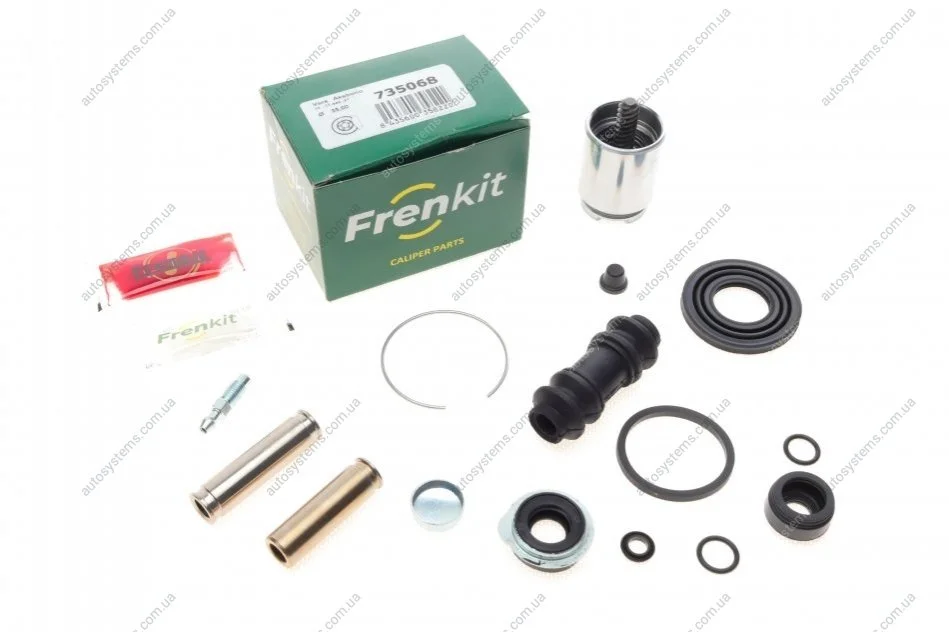 Ремкомплект супорта (заднього) Toyota Corolla 99-01 (d=35mm) (Akebono) (+поршень/направляюча) FRENKIT 735068 (фото 1)