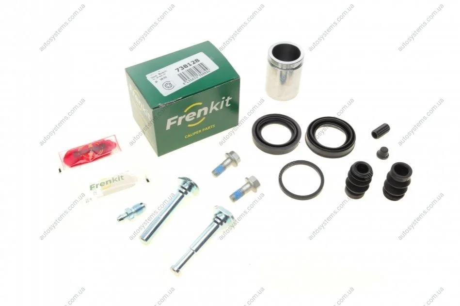 Ремкомплект супорта (заднього) MB Vito (W639) 03- (d=38mm) (Bosch) (+поршень/направляюча) FRENKIT 738128 (фото 1)