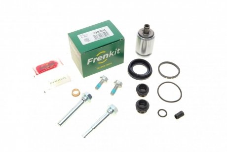 Ремкомплект супорта (заднього) Mazda 6 12- (d=38mm) (+поршень/направляюча) (Trw) FRENKIT 738301