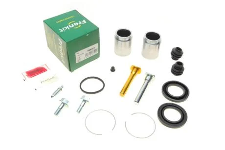 Ремкомплект супорта (переднього) Infiniti QX56 05-14 (d=44mm) (+2поршні/направляюча) (Akebono) FRENKIT 744301