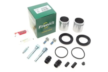 Ремкомплект супорта (переднього) Nissan NP300 05- (d=46mm) (Niss)(+2 поршня/направляюча) SuperKit FRENKIT 746296