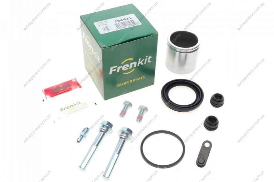 Ремкомплект супорта (переднього) Honda Civic 05- (d=54mm)(TRW)(+1 поршень/направляюча) SuperKit FRENKIT 754431 (фото 1)