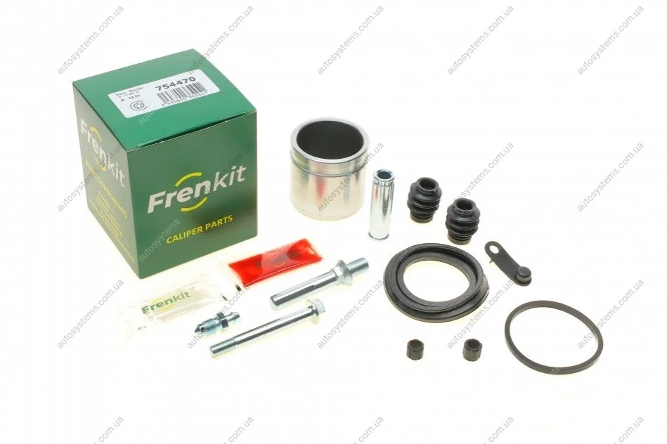 Ремкомплект супорта (переднього) Hyundai Elantra/Kia Rio III 00-(d=54mm)(Mando)(+1 поршнь/направляю) FRENKIT 754470 (фото 1)