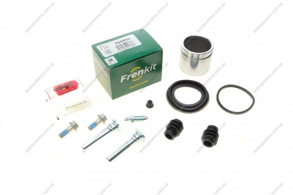 Ремкомплект супорта (переднього) Daewoo Lacetti 04-(d=54mm)(Dac)(+ поршень/направляюча) SuperKit FRENKIT 754901 (фото 1)