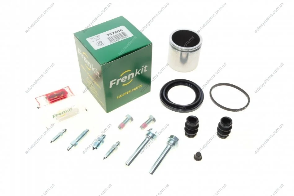 Ремкомплект супорта (переднього) Suzuki Sx4 05- (d=57mm)(TRW)(+ поршен/направляюча)SuperKit FRENKIT 757506 (фото 1)