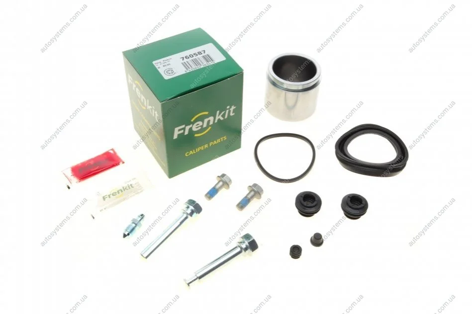 Ремкомплект супорта (переднього) Kia Sportage 10- (d=60mm) (+ поршен/направляюча) SuperKit(Mobis) FRENKIT 760587 (фото 1)