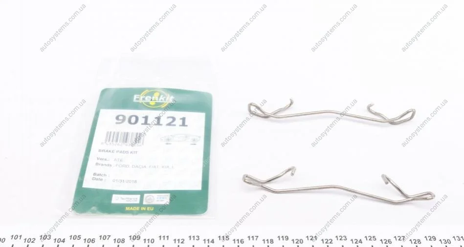 Планка супорта прижимна (к-кт) Ford Fiesta -02 (Ate) FRENKIT 901121 (фото 1)