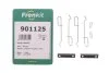 Планка супорта (заднього) прижимна (к-кт) Renault Clio 91-06 (Bendix) FRENKIT 901125 (фото 2)