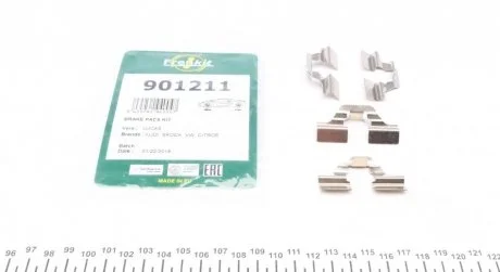 Планка супорта прижимної (к-кт) VW Golf IV 97-05 (Lucas) FRENKIT 901211
