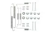 Комплект пружинок колодок ручника Renault Logan 1.4-1.6 05- (Lucas) FRENKIT 950678 (фото 1)