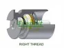 Поршень супорта (заднього) Renault Kangoo 97- (38x51mm) (Bosch) (R) (з механізмом) FRENKIT K385103R (фото 5)