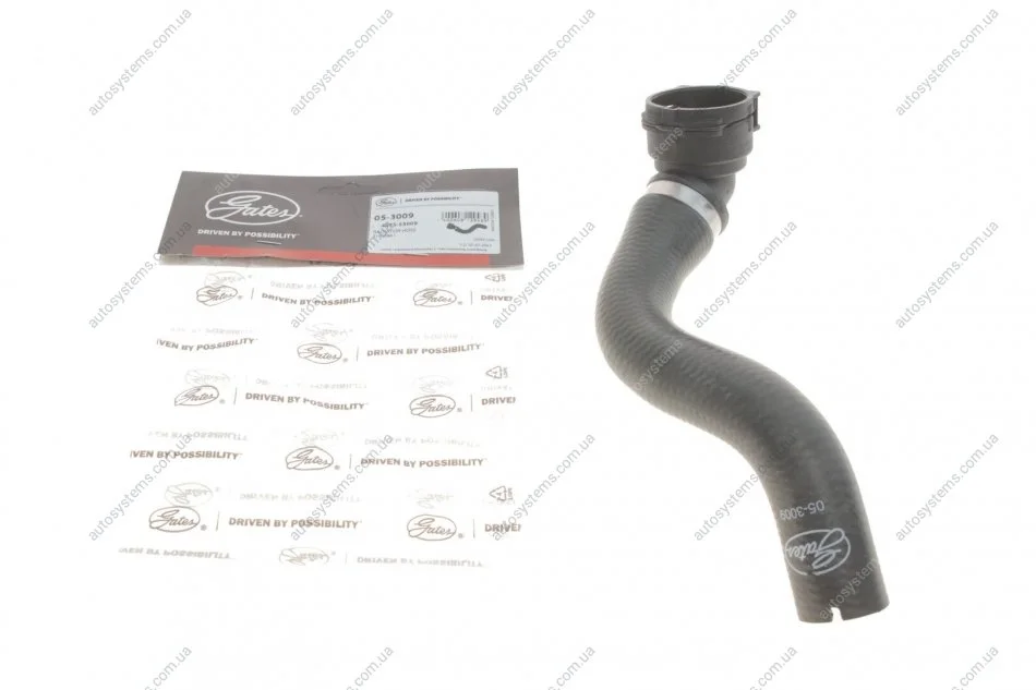 Патрубок радіатора Fiat Doblo 1.3 Multijet 10- Gates 05-3009 (фото 1)