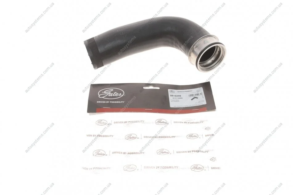 Патрубок інтеркулера (L) VW Caddy III 1.9 TDI 04-10 Gates 09-0206 (фото 1)