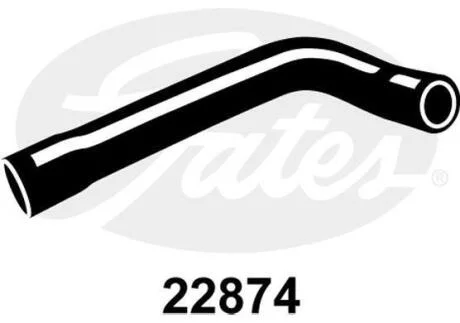 Патрубок системы охлаждения Gates 22874
