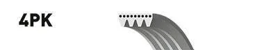 Поликлиновый ремень Gates 4PK1245