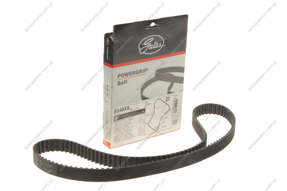 Ремінь ГРМ Citroen Jumper/Jumpy/Peugeot Expert 1.9D 94-11 (25.4x136z) Gates 5049XS (фото 1)