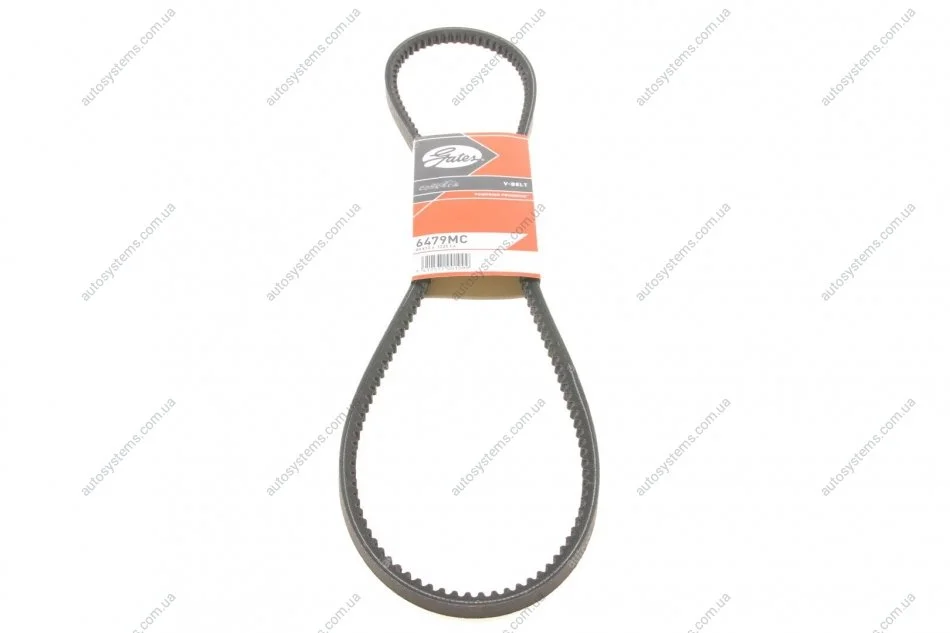 Ремень генератора Ford Sierra 2.3-2.8 82-88/Toyota Hiace 2.4 95-01/VW T3 1.6/1.7D 84-01 (13x1225) Gates 6479MC (фото 1)