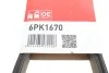 Ремінь генератора Fiat Ducato 2.2/Ford Transit 2.2/Opel Combo 1.3 CDTI 06- Gates 6PK1670 (фото 7)