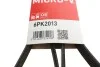 Ремінь генератора MB Vito OM601/602 (AC)/ M111 (PS) Gates 6PK2013 (фото 6)