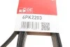 Ремінь генератора MB Sprinter 2.3 96-06 M111 Gates 6PK2203 (фото 6)