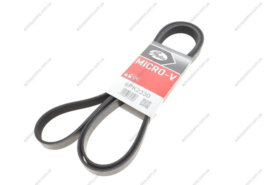 Ремінь генератора MB W124/S124 M104 -98 Gates 6PK2330 (фото 1)