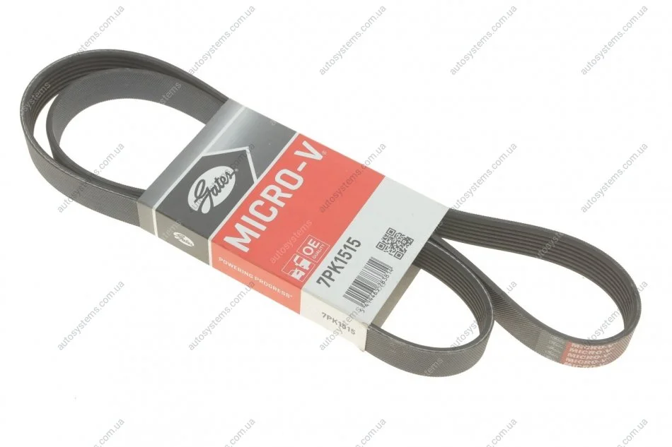 Ремінь генератора Toyota Hilux/Fourtuner 2.5D/3.0D 04- Gates 7PK1515 (фото 1)