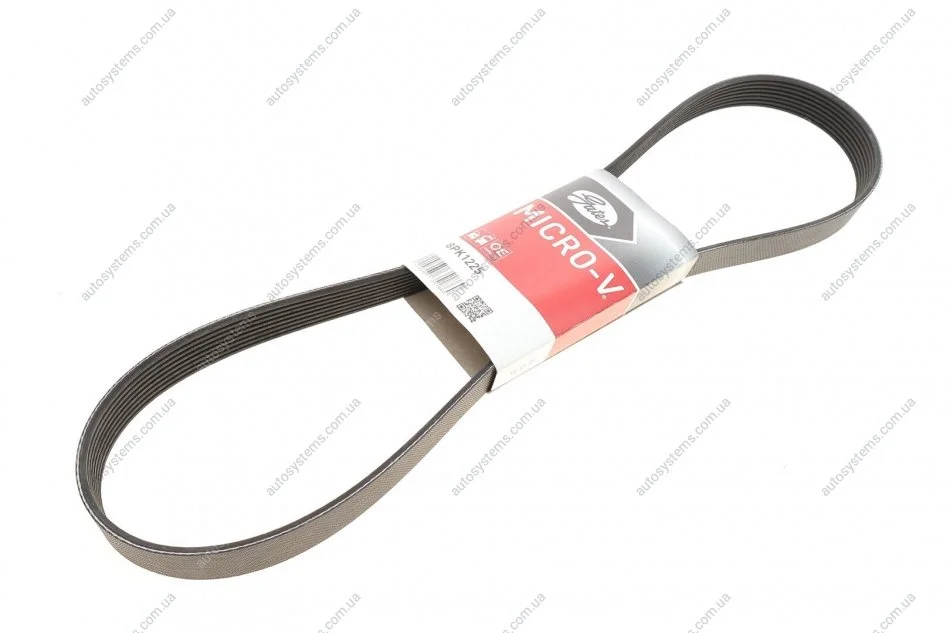 Ремінь генератора Mazda 3/5/6 2.0 DI/CD 02-10 Gates 8PK1225 (фото 1)