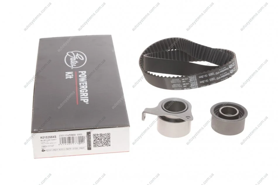 Комплект ГРМ Toyota Corolla 1.3-1.4 92-00 Gates K015358XS (фото 1)