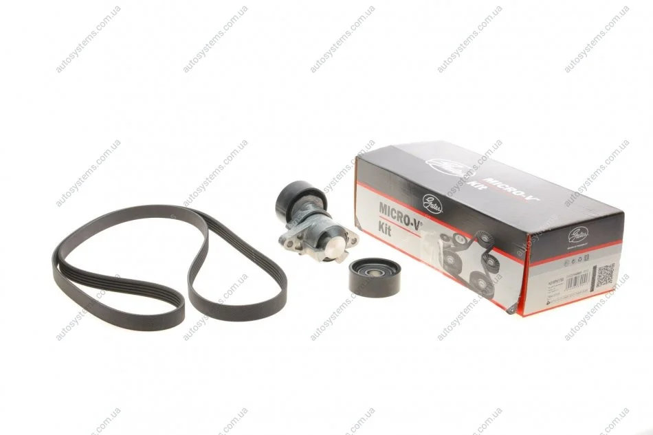 Комплект ременя генератора Renault Megane/Scenic 1.4/1.6 00-09 (5PK1750) Gates K015PK1750 (фото 1)