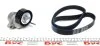 Комплект ременя генератора Citroen C2/C3/C4/Peugeot 207/307 1.1-1.6 02- (6PK1053) Gates K036PK1053 (фото 2)