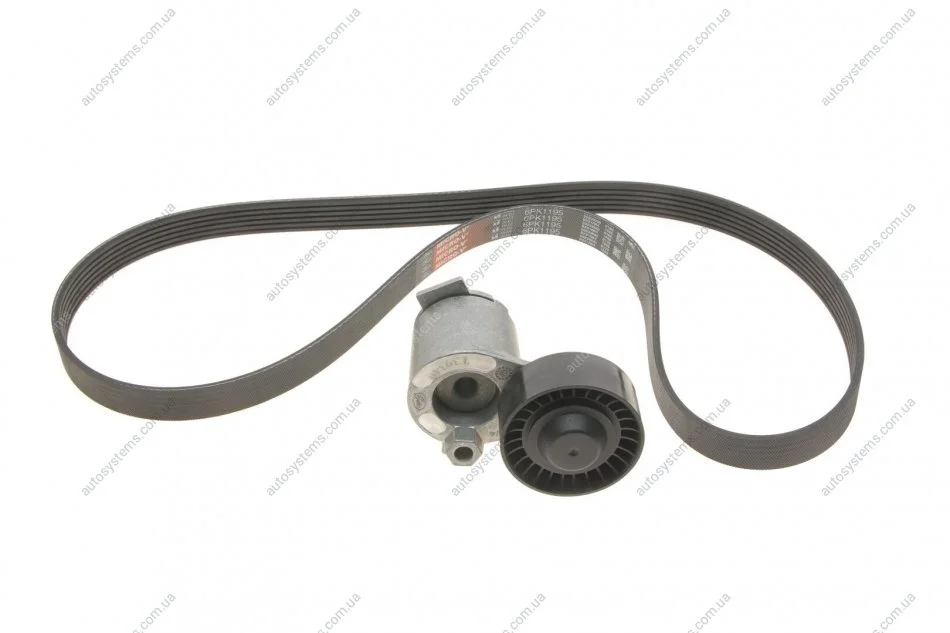 Комплект ременя генератора Renault Kangoo 1.5dCi 09- (6PK1195) Gates K066PK1195 (фото 1)