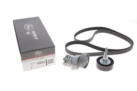 Комплект ременя генератора VW Golf/Passat/Polo/Touran 1.4/1.6TSI/FSI 03-14 (6PK1735) Gates K076PK1735