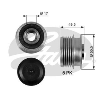 Обгонная муфта генератора Gates OAP7079