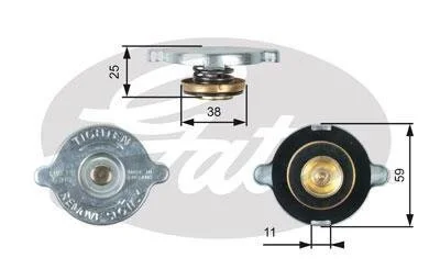 Крышка радиатора Gates RC122