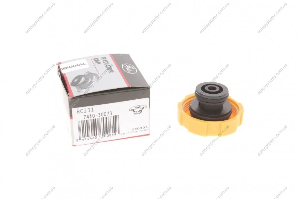 Кришка бачка розширювального Opel Astra/Vectra/Zafira 04-15 (1.2bar) Gates RC231 (фото 1)