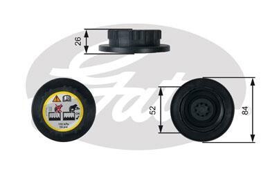 Крышка расширительного бачка Gates RC246