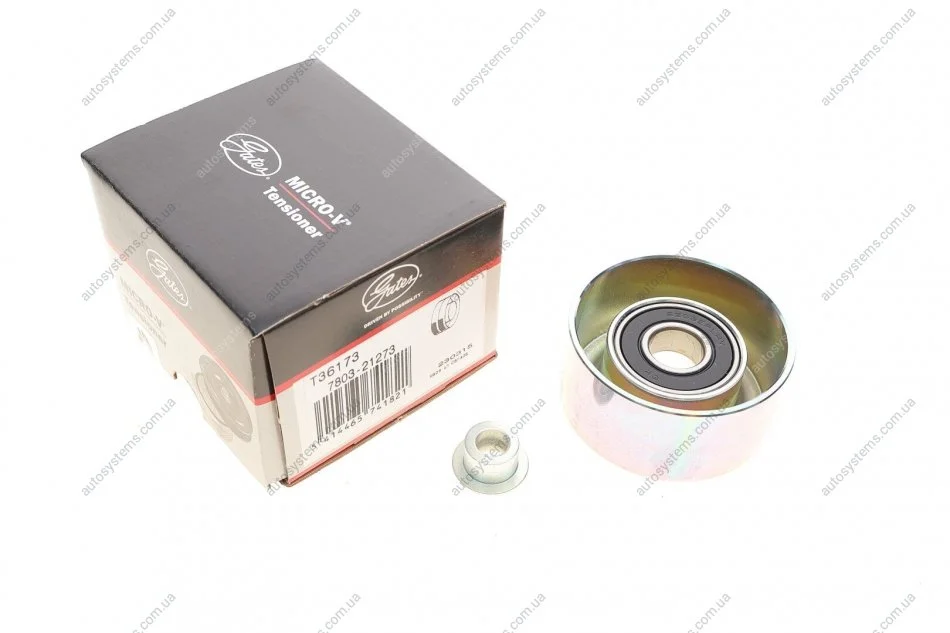 Ролик генератора Toyota Land Cruiser 4.0 V6 VVTi/Lexus ES/GS/RX 02- (паразитний) (70х34) Gates T36173 (фото 1)