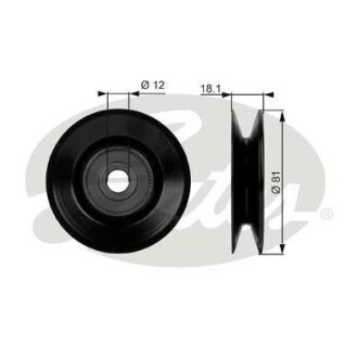 Ролик обводной Gates T38036