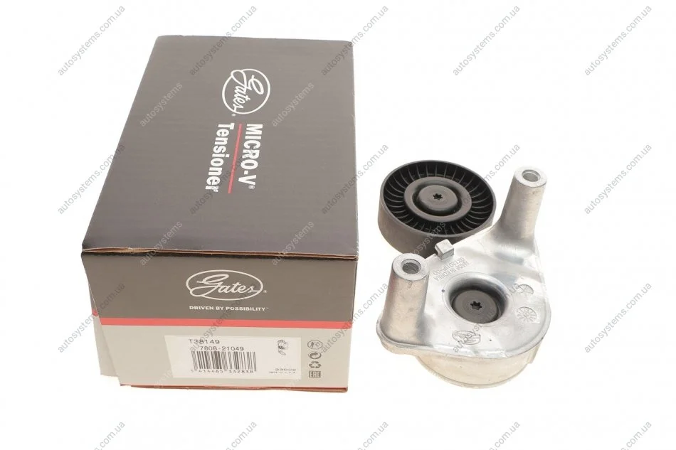 Натяжник ременя генератора Hyundai Sonata/Kia Sportage 2.7 01- Gates T38149 (фото 1)
