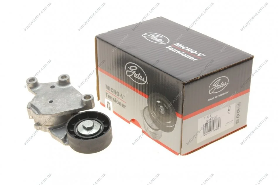 Натяжник ременя генератора Citroen/Peugeot/Ford 1.4HDi/1.6TDCi 01- Gates T38331 (фото 1)